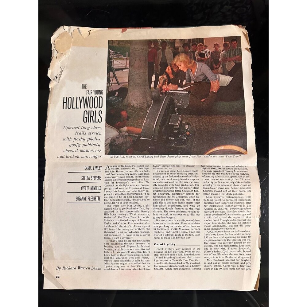 Vintage 1963 Article Clipping From The Saturday Night Post Pages 22-24